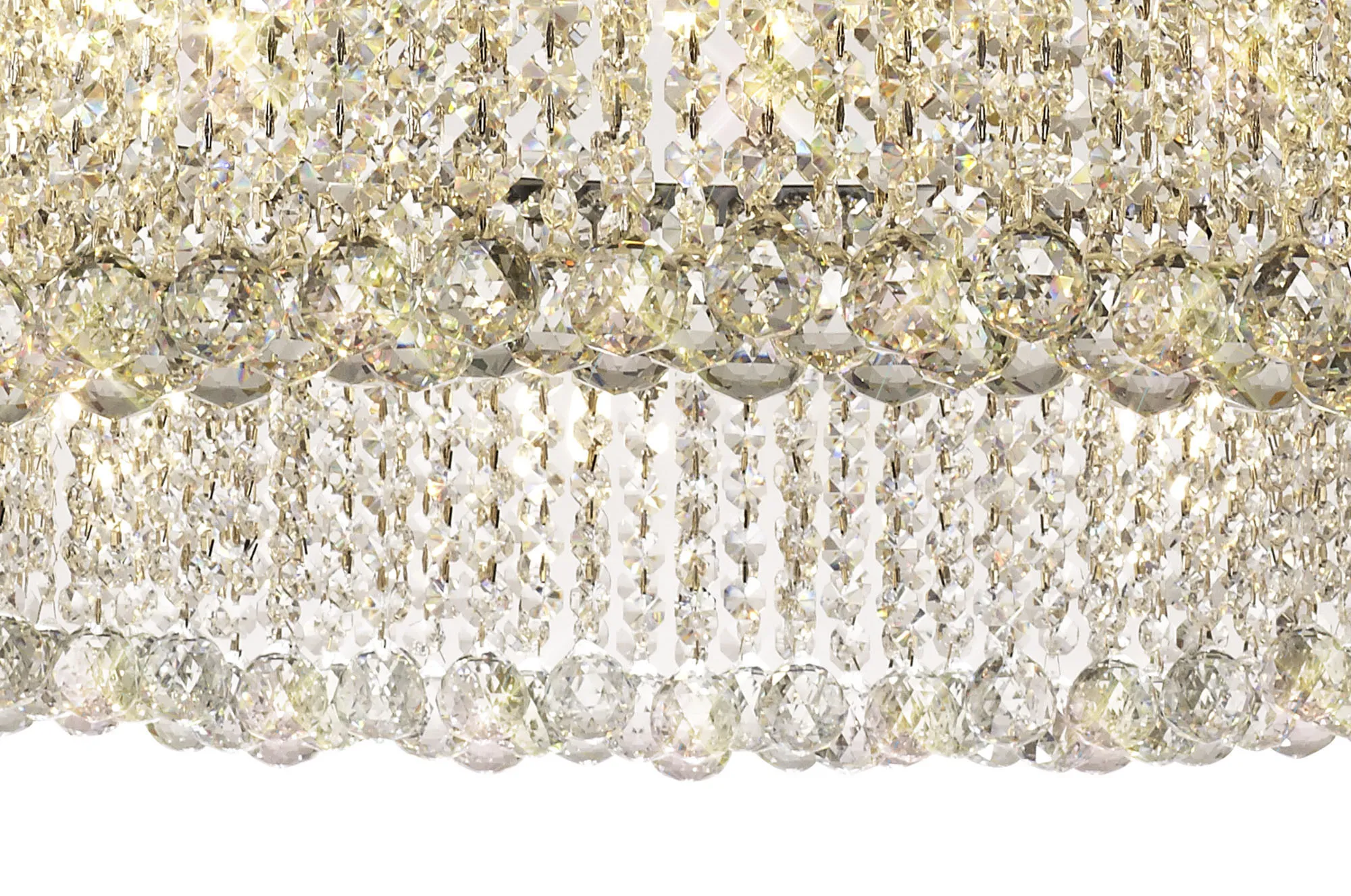 Empire Crystal Pendant Chandelier 12 Light (18.9kg) Polished Chrome IL31731  Diyas Empire